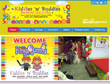 Tablet Screenshot of kiddiesnbuddies.com